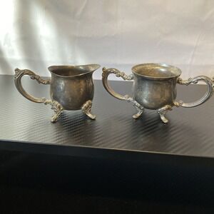 Godinger Silver Art Silver Plated Cream and Sugar Set
